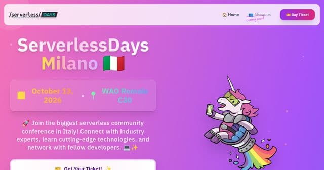 ServerlessDays Milano