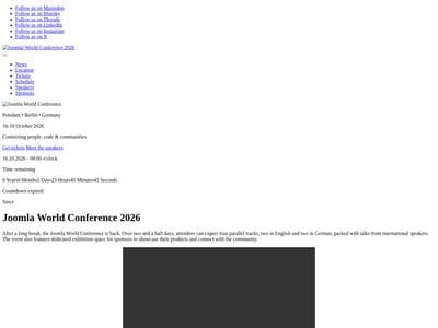 Joomla! World Conference