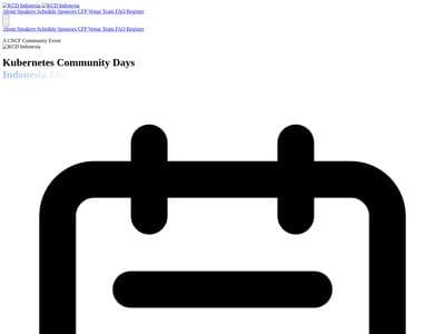 Kubernetes Community Days Indonesia