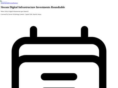 Siscom Digital Infrastructure Investments Roundtable