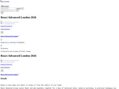 React Advanced London