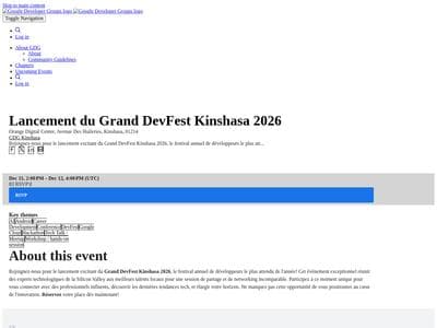 DevFest Kinshasa