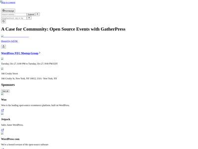 Open Source Events with GatherPress