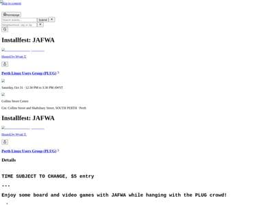 Installfest JAFWA