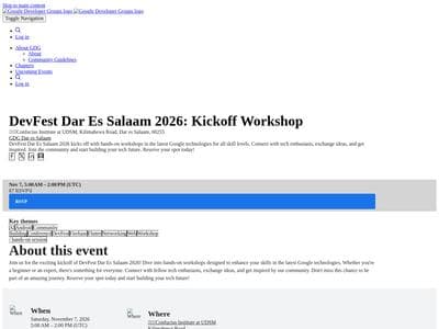 DevFest Dar Es Salaam