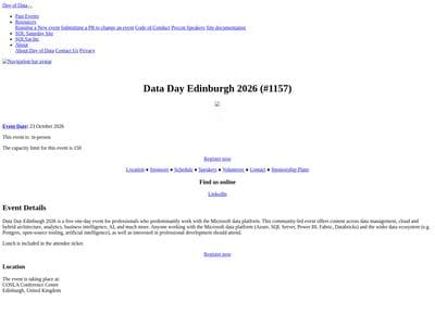 Data Day Edinburgh