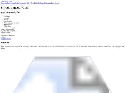 Analysis, Design & Architecture Conference
