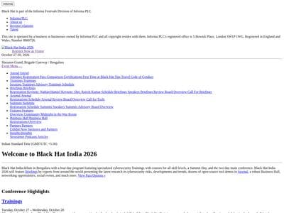 Black hat India