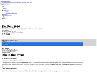 DevFest - GDG Ourense