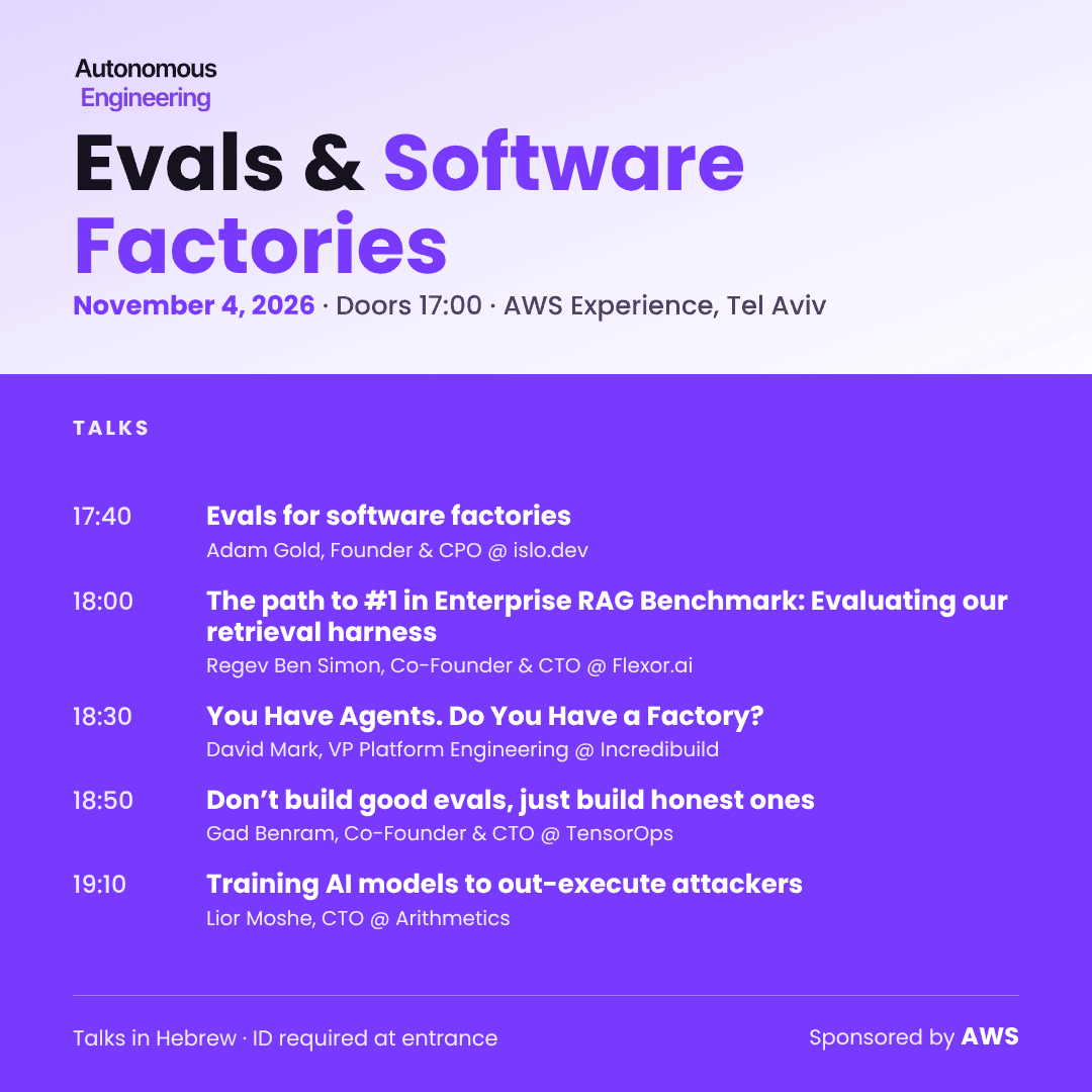 Meetup Evals & Software Factories