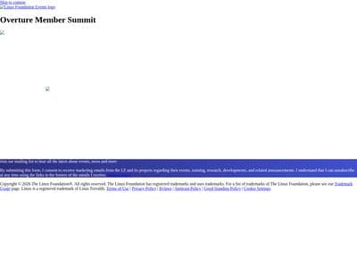 Overture Member Summit