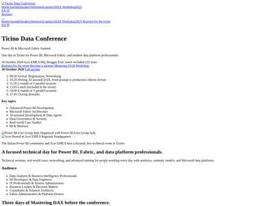 Ticino Data Conference