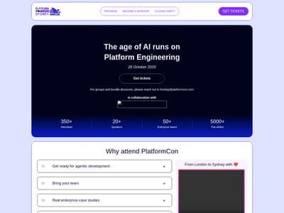 PlatformCon Live Day Sydney