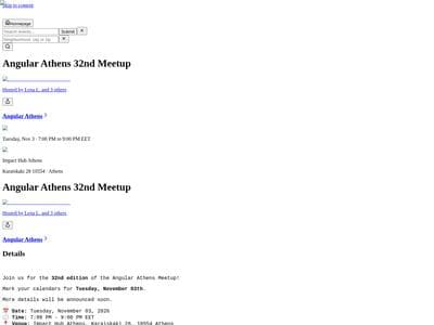 Angular Athens 32th Meetup