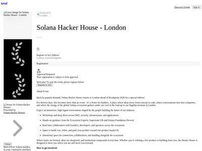 Solana Hacker House
