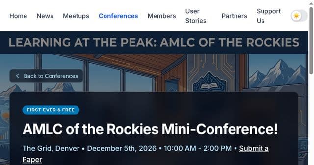 Colorado Applied Machine Learning Mini Conference