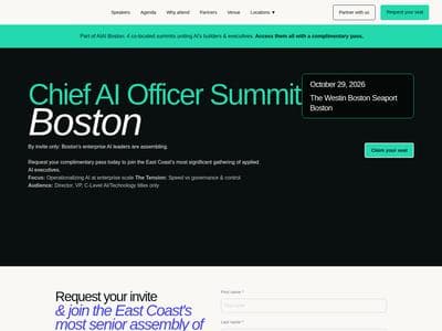 Chief AI Officer Summit Boston
